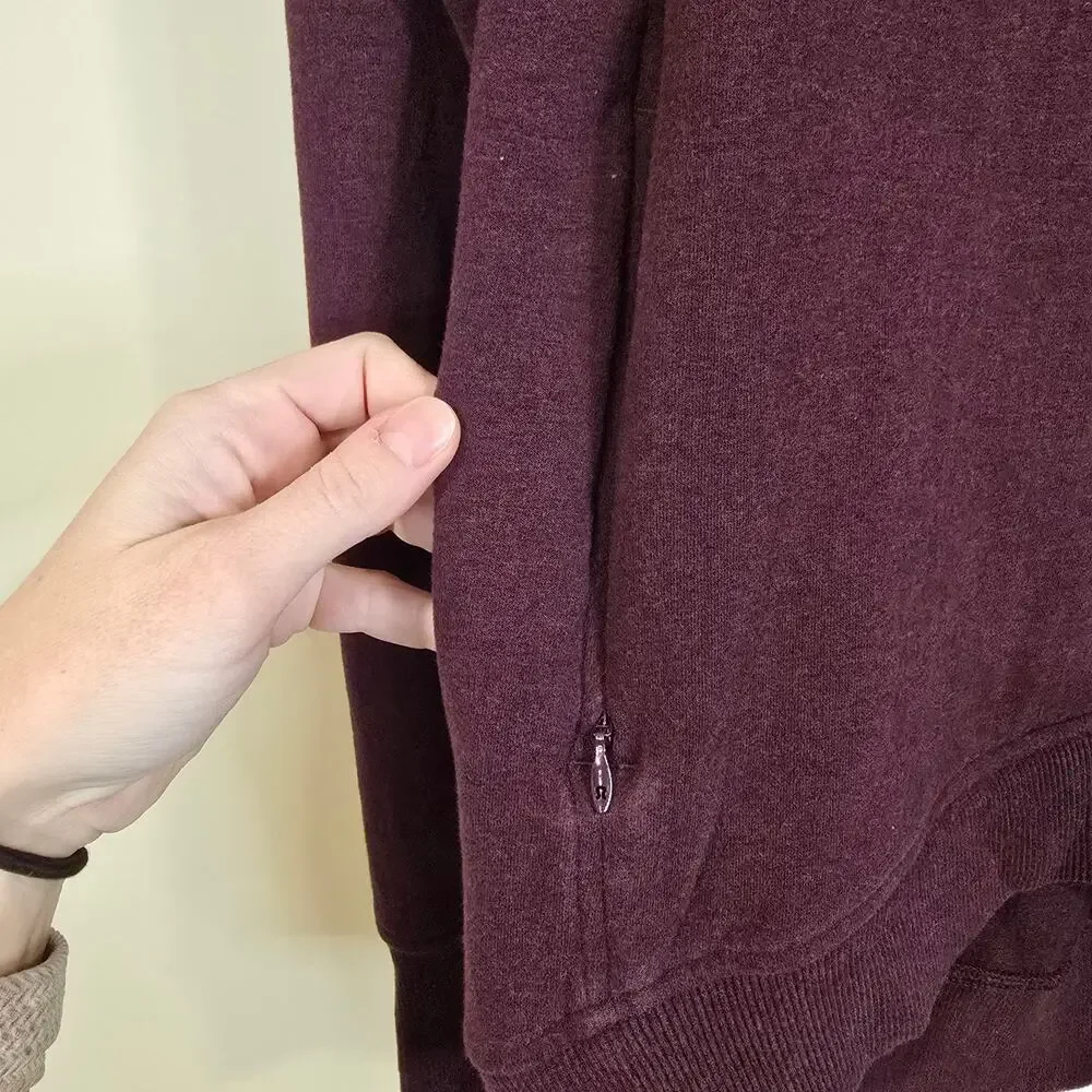 Women's Lululemon Maroon Turtleneck Sweatshirt | Size 6